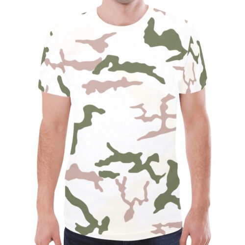 French Chasseurs alpins tundra v1 Camouflage Sports Mesh T-shirt XS to 5XL