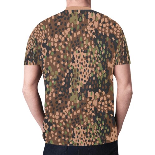 Alternative view of German WWII pea dot 44 Camouflage Sports Mesh T-shirt XS to 5XL