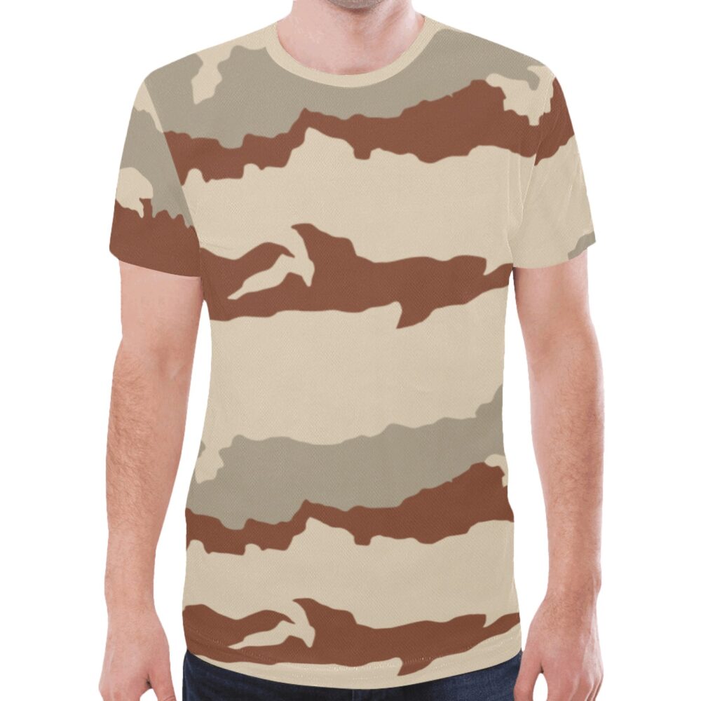French Daguet v2 Camouflage Sports Mesh T-shirt XS to 5XL