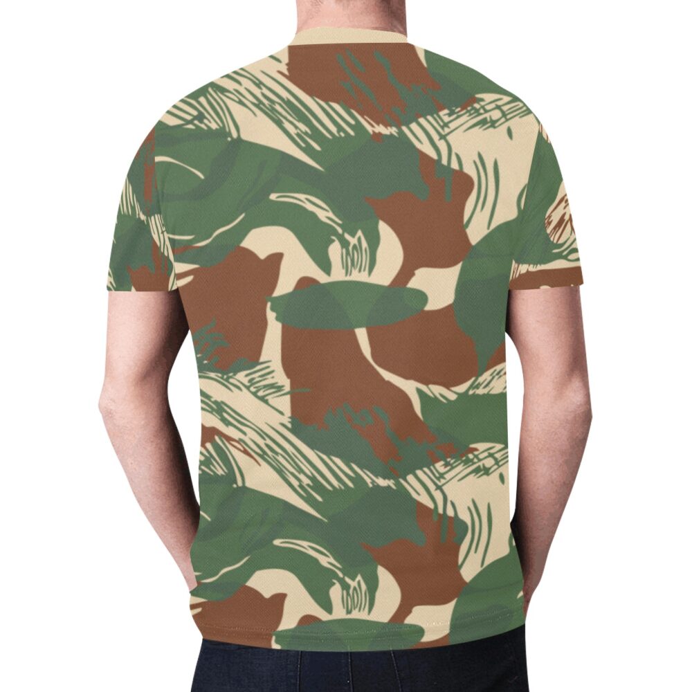 Rhodesian brushstroke v2b Camouflage Sports Mesh T-shirt XS to 5XL - Image 2