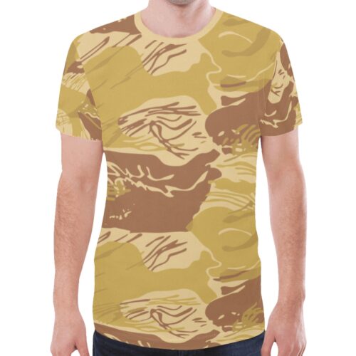 Rhodesian brushstroke arid Camouflage Sports Mesh T-shirt XS to 5XL