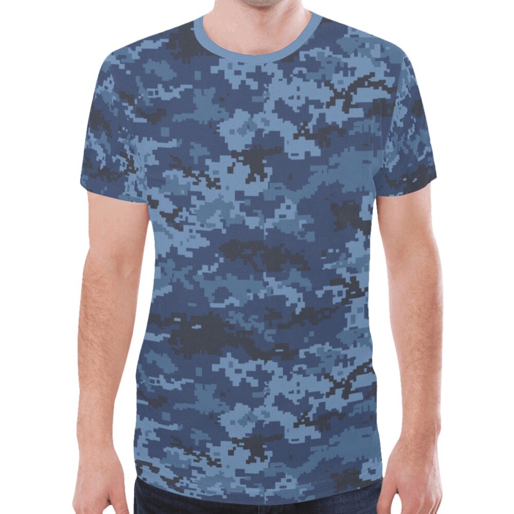 ukrainian navy MM16 Camouflage Sports Mesh T-shirt XS to 5XL