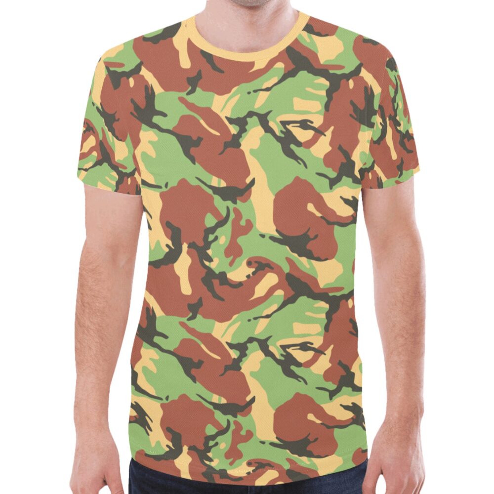 DPM Tropical Camouflage Sports Mesh T-shirt XS to 5XL