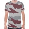 French Daguet v3 Camouflage Sports Mesh T-shirt XS to 5XL