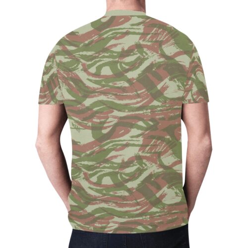 Alternative view of French Lizard E1 Camouflage Sports Mesh T-shirt XS to 5XL