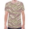 French Lizard D tropical Camouflage Sports Mesh T-shirt XS to 5XL
