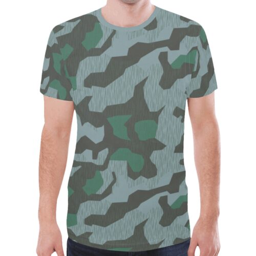 German WWII Splittertarn 41 v1 Camouflage Sports Mesh T-shirt XS to 5XL