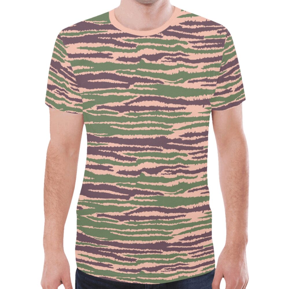 Sri lanka Tamil tigers v1 Camouflage Sports Mesh T-shirt XS to 5XL