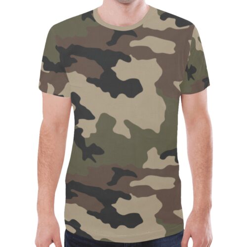 French CCE Camouflage Sports Mesh T-shirt XS to 5XL