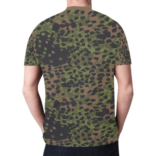Alternative view of German WWII Platanentarn Summer Camouflage Sports Mesh T-shirt XS to 5XL
