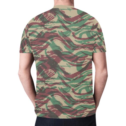 Alternative view of French Lizard D Camouflage Sports Mesh T-shirt XS to 5XL
