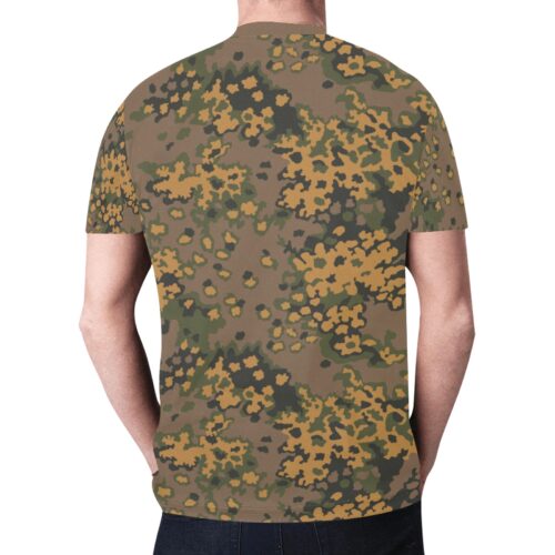 Alternative view of German WWII Eichenlaub Fall Camouflage Sports Mesh T-shirt XS to 5XL