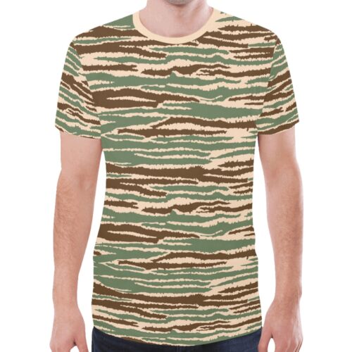 Sri lanka Tamil tigers v2 Camouflage Sports Mesh T-shirt XS to 5XL