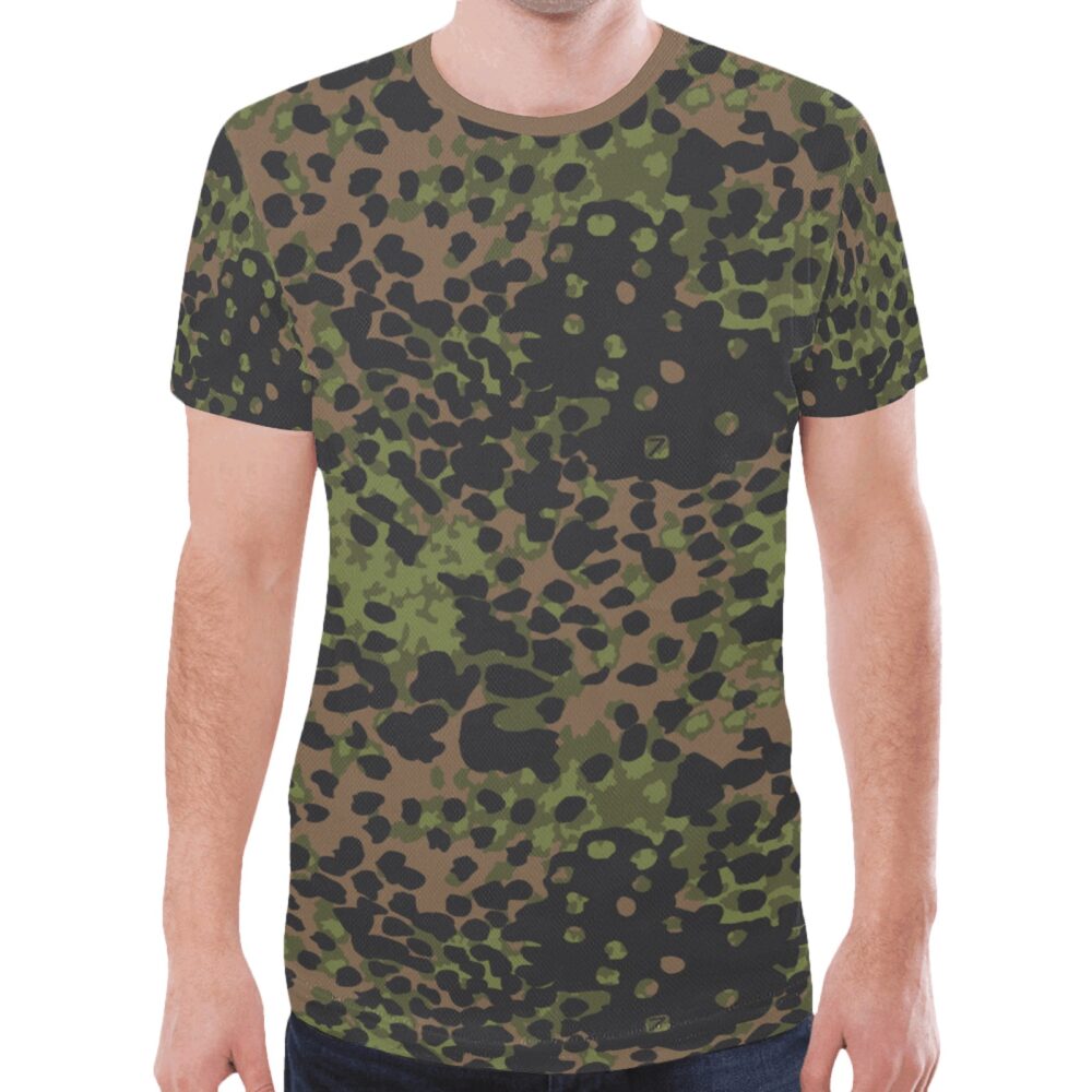 German WWII Platanentarn Summer Camouflage Sports Mesh T-shirt XS to 5XL