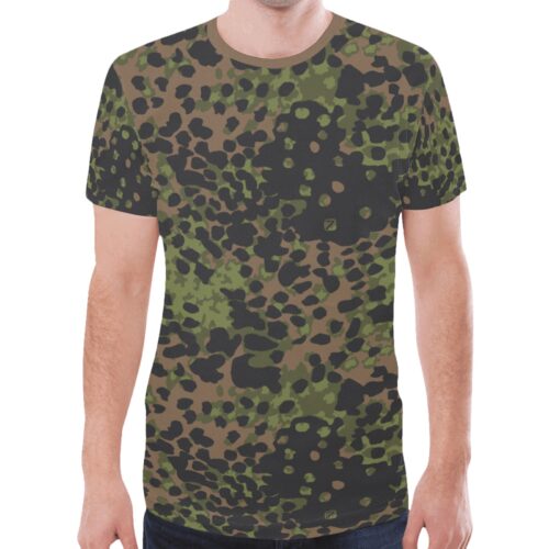 German WWII Platanentarn Summer Camouflage Sports Mesh T-shirt XS to 5XL