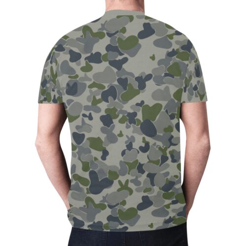 Alternative view of Australian AUSCAM DPNU dark Camouflage Sports Mesh T-shirt XS to 5XL