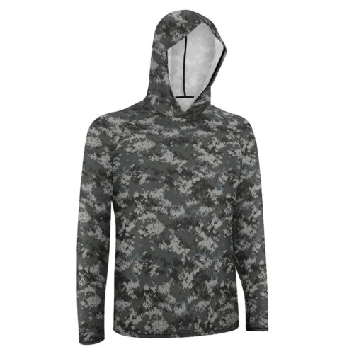 Alternative view of Canadian CADPAT Urban  Sun Protection Hooded Rashguard T-Shirt