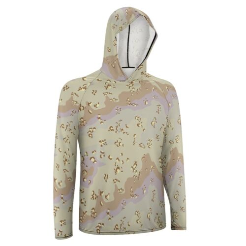 Alternative view of Chocolate Chip Desert MKIII  Sun Protection Hooded Rashguard T-Shirt