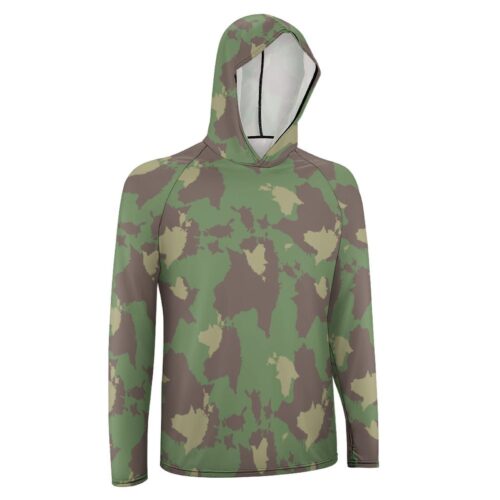 Alternative view of Estonian Border Guard v2 camouflage  Sun Protection Hooded Rashguard T-Shirt