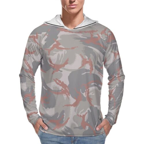 Lebanon Al Darak DPM v1 Camouflage Sun Protection Hooded Rashguard T-Shirt