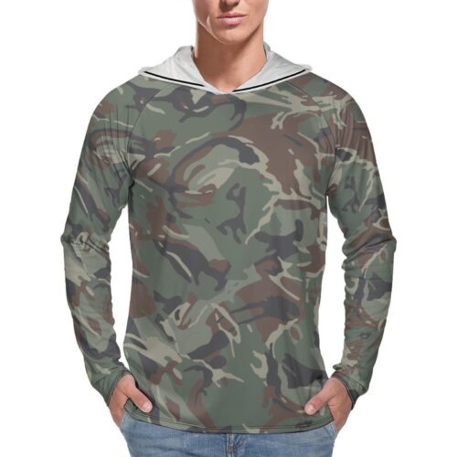 Bulgarian DPM Sun Protection Hooded Rashguard T-Shirt