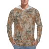 Danish M99 Desert Camouflage  Sun Protection Hooded Rashguard T-Shirt