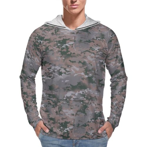 Botswana Police ant Poaching Unit MTP Sun Protection Hooded Rashguard T-Shirt