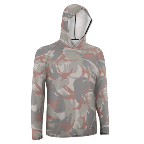 Alternative view of Lebanon Al Darak DPM v1 Camouflage Sun Protection Hooded Rashguard T-Shirt