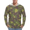 Finnish M62 Camouflage Type 2 Sun Protection Hooded Rashguard T-Shirt