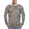 Latvian Multi-LATPAT Camouflage Sun Protection Hooded Rashguard T-Shirt