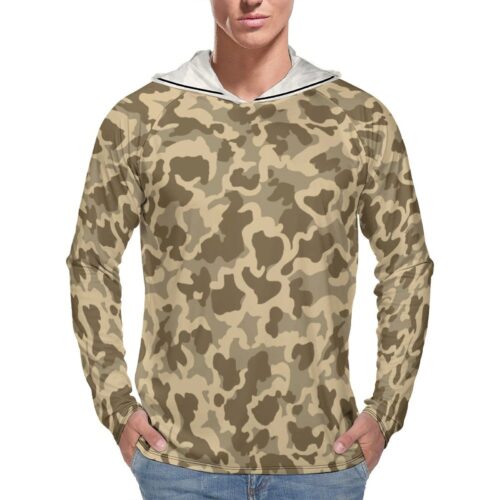 Iranian takavar Panther Camouflage v3  Sun Protection Hooded Rashguard T-Shirt