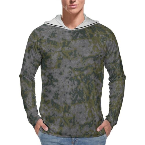 Finnish m05 Urban Camouflage Sun Protection Hooded Rashguard T-Shirt