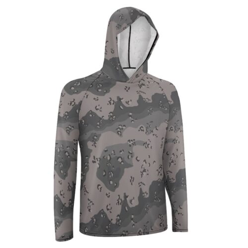 Alternative view of Chocolate Chip RAAF MMPU  Sun Protection Hooded Rashguard T-Shirt