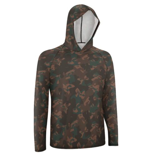 Alternative view of Hungary Fenox Camouflage Sun Protection Hooded Rashguard T-Shirt
