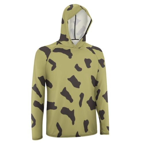 Alternative view of Egyptian Rocks Camouflage  Sun Protection Hooded Rashguard T-Shirt