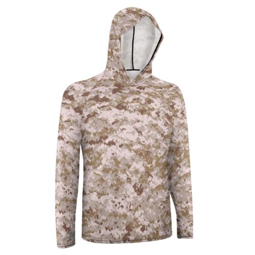 Alternative view of Men's Long Sleeve  Sun Protection Hooded Rashguard T-Shirt