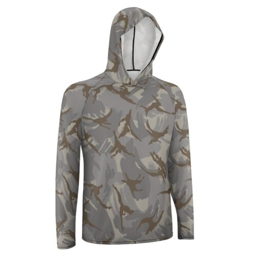 Alternative view of Lebanon Al Darak DPM v5 Camouflage Sun Protection Hooded Rashguard T-Shirt