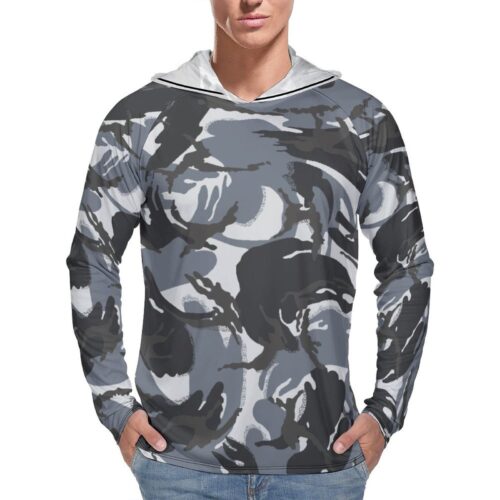 Lebanon Al Darak DPM v2 Camouflage Sun Protection Hooded Rashguard T-Shirt