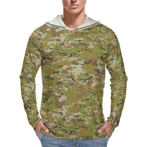 Australian AMCU Sun Protection Hooded Rashguard T-Shirt