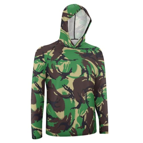 Alternative view of Indonesian DPM Sun Protection Hooded Rashguard T-Shirt