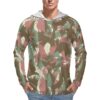 India Classic Leaf DPM Camouflage Sun Protection Hooded Rashguard T-Shirt