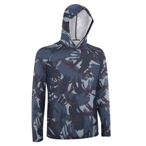 Alternative view of Lebanon Al Darak DPM v3 Camouflage Sun Protection Hooded Rashguard T-Shirt