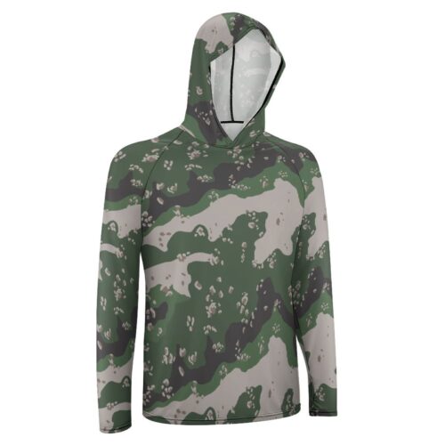 Alternative view of Philippines Chocolate Chip  Sun Protection Hooded Rashguard T-Shirt