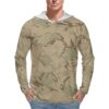 Bulgarian Desert DPM Sun Protection Hooded Rashguard T-Shirt
