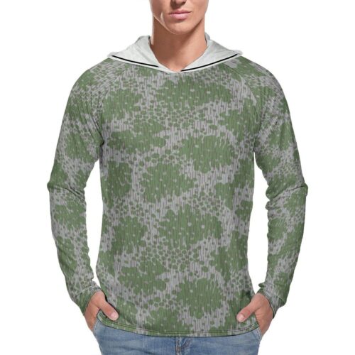 Bulgarian 1968 Frogskin Sun Protection Hooded Rashguard T-Shirt