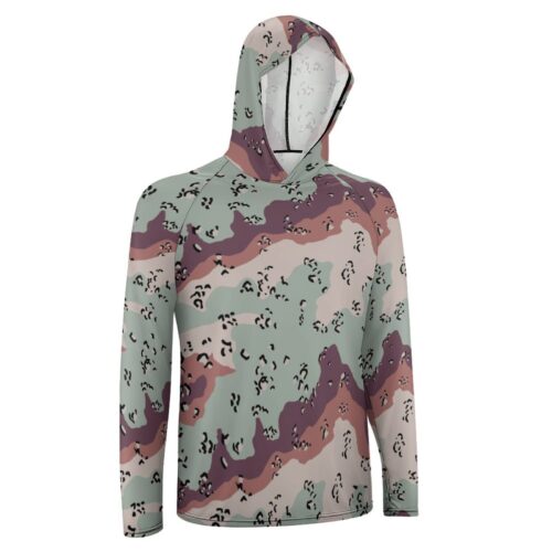 Alternative view of Iraqi Chocolate Chip v2  Sun Protection Hooded Rashguard T-Shirt