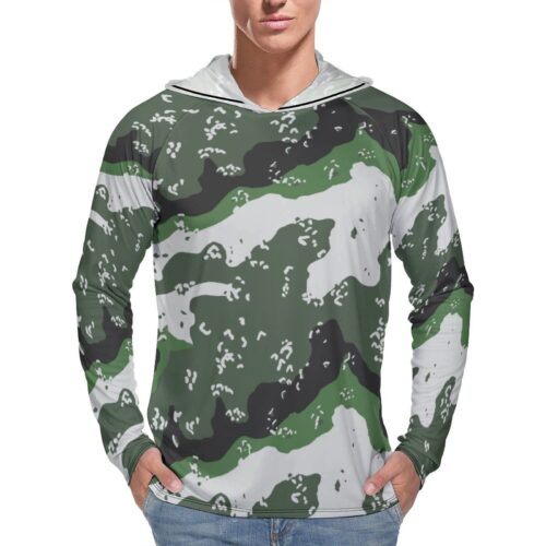 Philippines Chocolate Chip v2  Sun Protection Hooded Rashguard T-Shirt