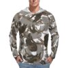 Lebanon Al Darak DPM v6 Camouflage Sun Protection Hooded Rashguard T-Shirt