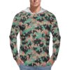Czech Duby Camouflage  Sun Protection Hooded Rashguard T-Shirt