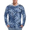 Latvian Navy LATPAT Camouflage Sun Protection Hooded Rashguard T-Shirt